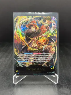 2024 One Piece Ultra Deck Three Brothers Portgas D Ace Leader Full Art #ST13-002 - Image 1