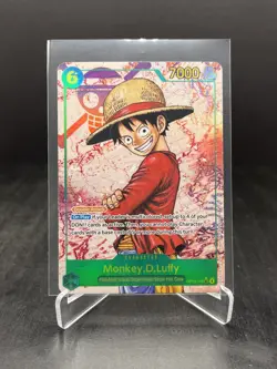 2025 One Piece Carrying On His Will Monkey D. Luffy SEC Alt Art OP13-118 - Image 1
