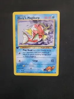 Pokemon Card 1st Edition Gym Challenge Misty's Magikarp 88/132 WOTC-LP - Image 1