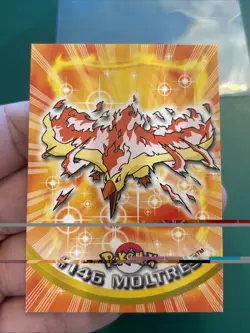 Pokemon Card Moltres #146 Topps Series 3 Blue Logo Vintage TCG Old School Fire - Image 2
