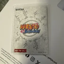 PSA Magazine x Kayou Exclusive NARUTO UZUMAKI PROMO CARD and Magazine Base Cover - Image 2