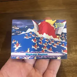 2000 TOPPS POKEMON #20 MAGIKARP MAYHEM Vintage Pokemon Card Old School - Image 1
