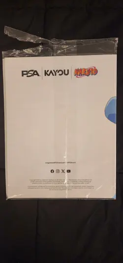 PSA Magazine December 2025 x Kayou Exclusive NARUTO Uzumaki PROMO CARD NEW ✅ - Image 4