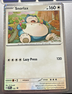 Pokemon card - Snorlax #122 PROMO - Scarlet & Violet 2024 - Holo - Image 1