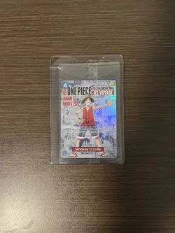 One Piece Monkey D. Luffy US College Basketball Card Rutgers SEALED - Image 1