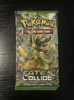 Pokemon TCG XY Fates Collide Booster Pack 10 Cards Factory Sealed - Image 1