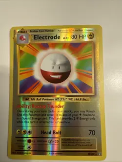 Pokemon TCG Evolutions Electrode Card 40/108 - Image 1