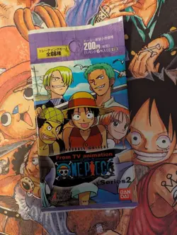 One Piece Hyper Battle Carddass Masters Series Vol. 2 Pack Unopened Rare Card - Image 5