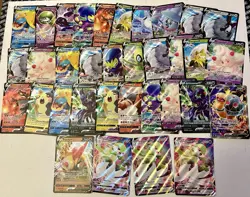 Pokemon V Card Lot Of 35 SWSH NM/MINT Evolving Skies Fusion Strike & More - Image 1