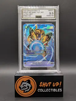 Great Ape Baby FB04-104 SR Alt Art Foil Dragon Ball Super Card TCG AGS 9.5 - Image 1