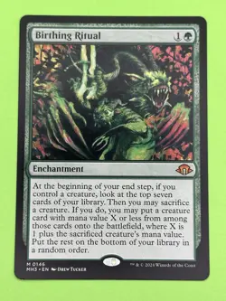 MTG Birthing Ritual NM Modern Horizons 3 mythic green enchantment - Image 1