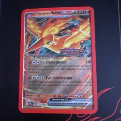 Pokemon Team Rocket's Moltres Stamp Cards From Ultra Premium Collection Set - Image 2