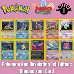 Pokemon Neo Revelation 1st Edition - Choose Your Card! 2001 Vintage WoTC NM/LP - Image 1