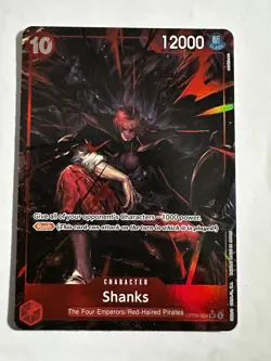 ONE PIECE TCG: Shanks OP09-004 SR Parallel Alt Art Emperors in the New World - Image 1