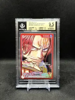One Piece - Shanks OP09-001 - Leader Alt Art -Emperors in the New World -BGS 9.5 - Image 1