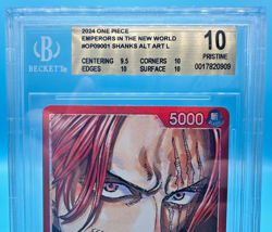 One Piece - Shanks OP09-001 - Leader Alt Art -Emperors in the New World - BGS 10 - Image 2