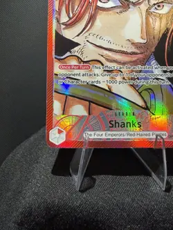 Shanks OP09-001 Leader Parallel Alt Art One Piece Card Emperors in the New World - Image 3