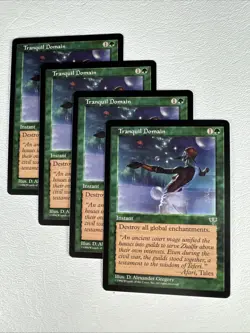 X4 Tranquil Domain - #245 LP Mirage MTG - Image 1