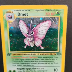 Pokemon TCG Karte - Omot 13/64 Holo - Dschungel - Deutsch 1. Edition - Image 4