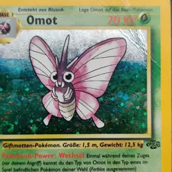 Pokemon TCG Karte - Omot 13/64 Holo - Dschungel - Deutsch 1. Edition - Image 5