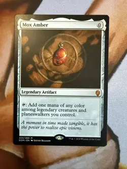 MTG Mox Amber Dominaria DOM #224 Non-Foil NM Magic the Gathering (1/4) - Image 3