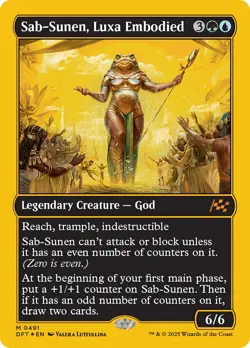 Sab-Sunen, Luxa Embodied (First-Place 491) FOIL Aetherdrift NM CARD ABUGames - Image 1