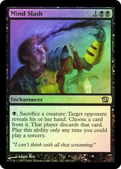 8th Edition MTG FOIL Mind Slash Magic - Image 1