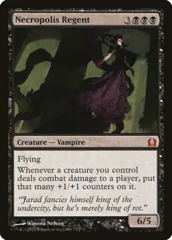 MTG Magic the Gathering Necropolis Regent (71/286) Return to Ravnica LP - Image 1
