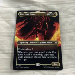 Fire Lord Azula 0334 Borderless Avatar: The Last Airbender Magic The Gathering - Image 1
