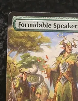 Formidable Speaker Magic The Gathering: Lorwyn Eclipsed MTG Nonfoil Extended Art - Image 2