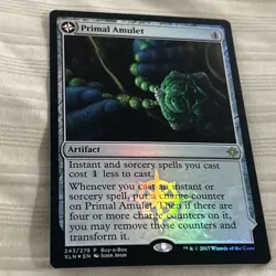 Primal Amulet Primal Wellspring Foil Buy-a-Box Promo MTG Magic The Gathering - Image 2
