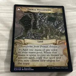 Primal Amulet Primal Wellspring Foil Buy-a-Box Promo MTG Magic The Gathering - Image 4