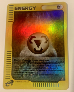 Metal Energy 143/147 Aquapolis Pokemon Card Reverse Holo Foil Rare LP/EX - Image 1