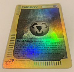 Metal Energy 143/147 Aquapolis Pokemon Card Reverse Holo Foil Rare LP/EX - Image 2