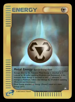 Reverse Holo MP Metal Energy 143/147 Aquapolis 2002 e-Series Foil - Image 1