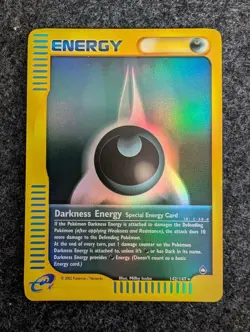 Darkness Energy 142/147 Reverse Holo Aquapolis NM Rare E-Reader - Pokemon TCG - Image 1