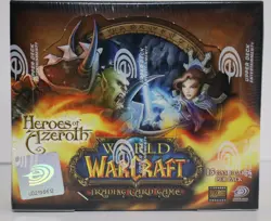 World of Warcraft Heroes of Azeroth Booster Box 2006 - Factory Sealed/Near Mint - Image 2