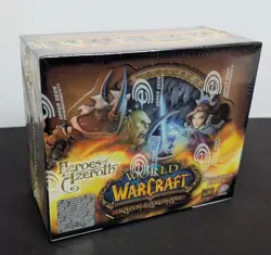 World of Warcraft TCG Heroes of Azeroth Booster Box Factory Sealed 24 packs - Image 1