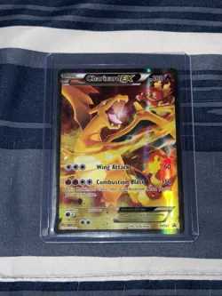Pokemon TCG Basic Charizard EX XY121 Black Star Promo Trading Card - Image 1