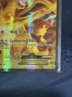 Pokemon TCG Basic Charizard EX XY121 Black Star Promo Trading Card - Image 5