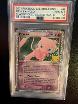 Pokemon Celebrations Mew EX Legends Maker 88/92 PSA 10 Gem Mint - Image 1