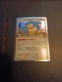 Hop's Snorlax [Prize Pack Series 7] #117 Pokemon Journey Together - Image 1