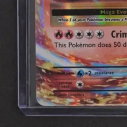 2016 POKEMON XY EVOLUTIONS #13/108 MEGA CHARIZARD EX - Image 4
