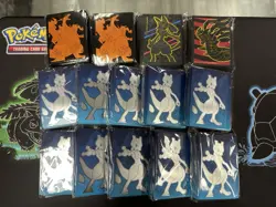 Pokemon TCG ETB Card Sleeves Lot of 14 Sealed Mewtwo Go Lucario Charizard - Image 1