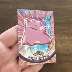 Pokemon Card TCG Topps Ditto #132 Holo Foil Vintage Old School Banger Nintendo - Image 2
