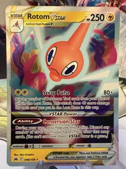 Pokemon Crown Zenith Rotom VSTAR Full Art Holo Card 046/159 - Image 2