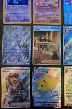 Pokemon 12 Card Lot. Celebi Neo Holo. Charizard Legendary Collection. SIR's. - Image 4