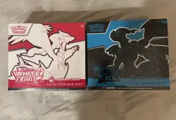 Pokemon TCG Black Bolt & White Flare Pokemon Center ETB Set Sealed - Image 1