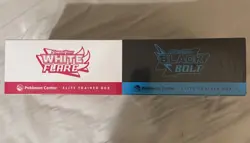 Pokemon TCG Black Bolt & White Flare Pokemon Center ETB Set Sealed - Image 3