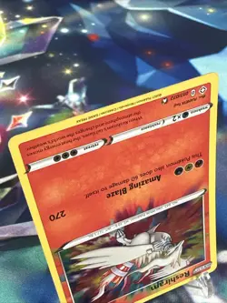 Pokemon TCG Reshiram 017/072 Shining Fates Amazing Rare Holo Card - Image 3